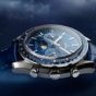 Classic Omega Speedmaster Moon Phase Blue Ceramic Replica Watches Accompany You Every Day And Night