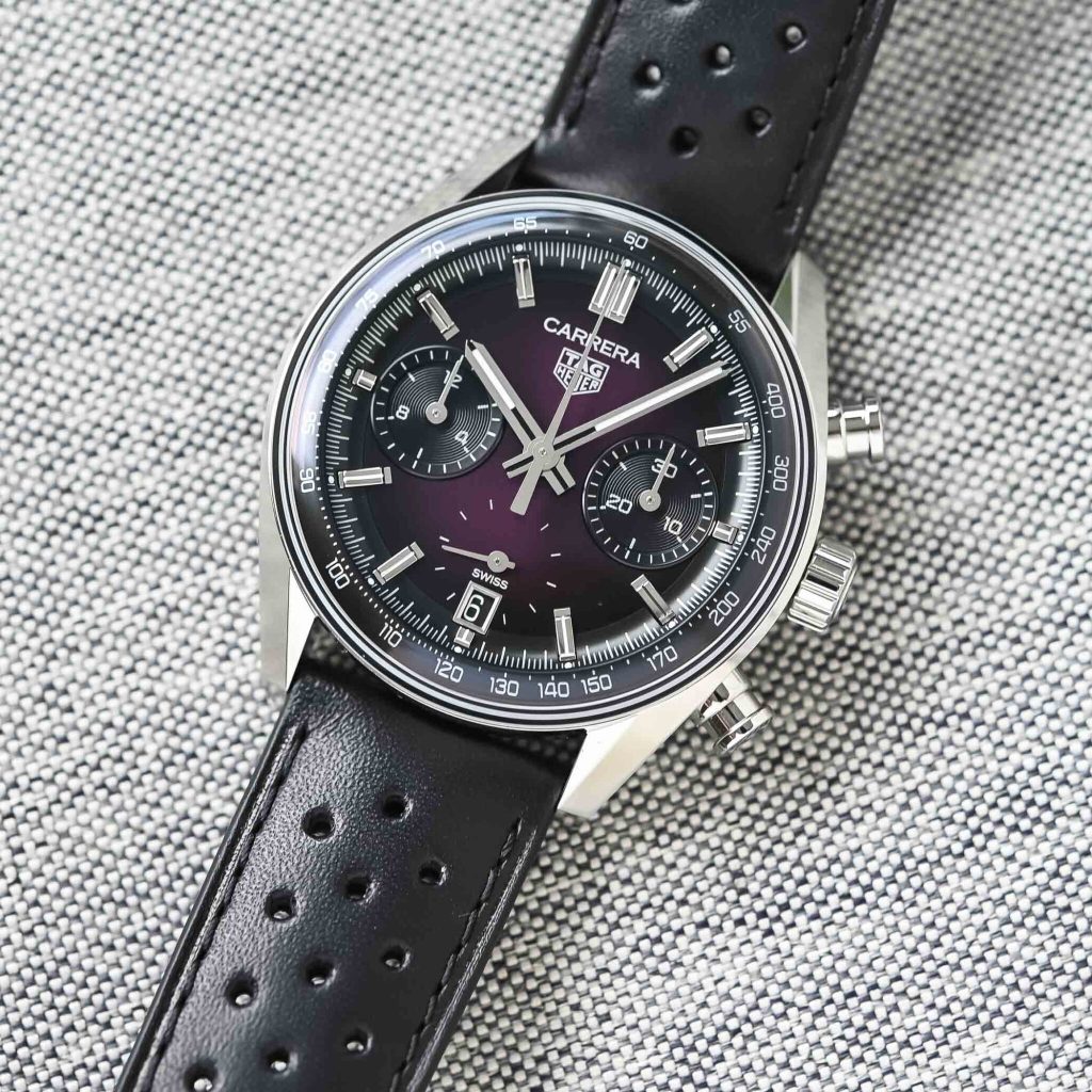 The New Buy Replica TAG Heuer Carrera Glassbox Purple Editions